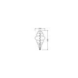 Lampa LED Vintage 1906 LED NEST dim 10 4,8W/818 E27