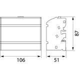 Blok Rozdzielczy listwa łączeniowa 4x11 BRZ-4X11 125A 49.711 OPATÓWEK