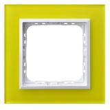 SONATA Ramka pojedyncza - kolor limonka szkło