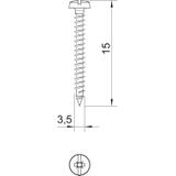 ŚRUBY GOLDEN SPRINT 3,5X15MM