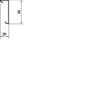 tehalit.SL Pokrywa 20x55 sucupira SL200552D6 HAGER