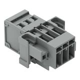 X-COM wtyk 3-biegunowy szary raster 5 mm /50szt./ WAGO