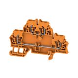 ZDK 2.5 OR Złączka szynowa przelotowa /50szt./ WEIDMULLER