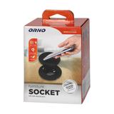Gniazdo meblowe O6cm z rotacyjną pokrywą ładowarką indukcyjną ładowarką USB i przewodem 1,5m 1x2P OR