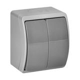 Łącznik świecznikowy n/t AQUATIC IP44 szary-grafit OR-OE-7101/GR ORNO