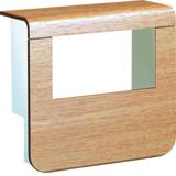 tehalit.SL Pokrywa nośnika urządzeń 20x55 2*45x45 buk SL20055932D2 HAGER