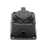 Rozgałęźnik bryzgoszczelny i odporny na uderzenia, IP44, 1 gniazdo 2P+Z, 16A, 230V AC, gumowy, uniep OR-AE-13164 ORNO
