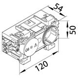 tehalit.WA Gniazdo SCHUKO z ogranicznikiem przeciwprzepięciowym WAGO montaż kraw