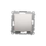 Simon 54 Łącznik schodowy bez piktogramu 16A 250V zaciski śrubowe srebrny mat DW6A.01/X/43 KONTAKT
