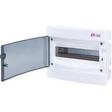 ECM12PT IP40 ROZDZIELNIA PODTYNKOWA 12 MOD.DRZWI TRANSPARENTNE