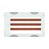MBR202 Zestaw moduł z szynami na podst. bezpiecz. (do samodzielnego montażu)