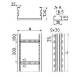 DST500H150/6 Drabinka 3,0 mm