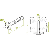 GS6x40 Kotwa rozprężna