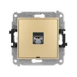 ICON Mechanizm gniazda komputerowego pojedynczego 1xRJ45, kat. 5e, ekranowany, 8-stykowy, bez pola o