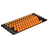 Uchwyty na nasadki 1/4", 3/8", 1/2" - zestaw 6 szt.