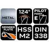 Wiertło do metalu HSS-CNC, 124°, "Pro-Tec", 3.0 mm