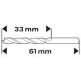 Wiertło do drewna spiralne, 3 x 60 mm