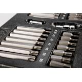 Końcówki wkrętakowe 30-75 mm, zestaw 40 szt., wkładka