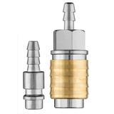 Szybkozłączka do kompresora z końcówką na wąż 7 mm