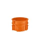 ZZ60KFw ,  Puszka podtynkowa do łączenia O 60, płytka, z wkrętami, pomarańczowy