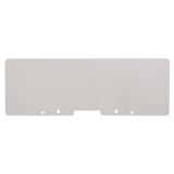 WTW WFF120 Płyta separacyjna (terminal), Płyta zamykająca i pośrednia, 230 mm x 80 mm, szary /10szt./ 1067300000 WEIDMÜLLER