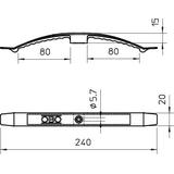 2033/F, KLAMRY KABLOWE 2033/F