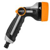 Zraszacz wielofunkcyjny, 5 funkcji, z płynną regulacj, metalowa tarcza