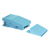 Harmony XPE Przełącznik nożny pojedyńczy IP66 bez osłony metal niebieski 2 NC NO