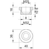 107/R M, REDUKCJA M32-M25 POLIAMID