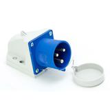 WTYCZKA ODBIORNIKOWA Z ZATYCZKĄ 32A 230V 2P+Z  IP44