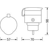Gniazdko SMART+ ZB COMPACT OUTDOOR PLUG EU