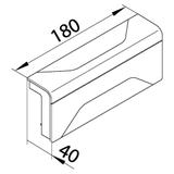 tehalit.SL Element T 20x55 aluminium SL200558D1 HAGER
