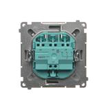 Simon Basic Łącznik potrójny 10A szybkozłączka stal inox