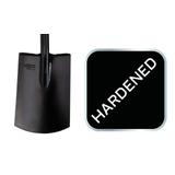 Szpadel hartowany, metalowy trzonek, prosty