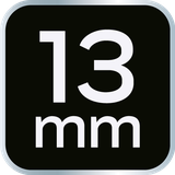 Nasadka udarowa 1/2", 13 x 38mm, Cr-Mo