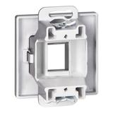 Płytka czołowa + 1xRJ45 Pearl, PC+ARJ45/P1, antracyt OR-OE-7717/A ORNO