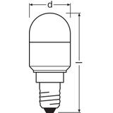 Lampa LED SPECIAL T26 20 2,3W/827 230V FR E14