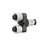 SAI-Y-5S B2-4 S 2M12 Adapter czujnik-siłownik, Liczba biegunów: 5, kodowanie: A, M12 / M12, 60 V /1szt./ 1519730000 WEIDMÜLLER