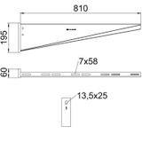 AW 55/81, WSPORNIK WIESZAKOWY 810MM FT