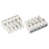 WINSTA gniazdo 5-torowe białe