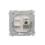 Simon Basic Gniazdo komputerowe RJ45 kategoria 6 pojedyncze ekranowane z przesłoną przeciwkurzową Mo