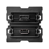 Simon 100 Gniazdo HDMI v 1.4 żeńskie + USB 2.0 typ A żeńskie (mechanizm bez ramki montażowej) 10000563-039 KONTAKT
