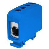 ZGG1x70n ,  Złączka sz. gwint. AL/CU, 1 x 70 mm2, TS 35/ 1 tor, niebieski