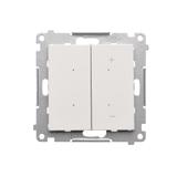 Simon 55 Ściemniacz do LED ściemnialnych klawiszowy Biały mat