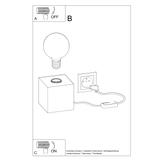 Sollux Lampa biurkowa ARIZ beton SL.0683