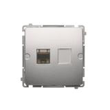 Simon Basic Gniazdo komputerowe RJ45 kategoria 6 pojedyncze ekranowane z przesłoną przeciwkurzową Mo