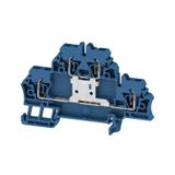 ZDK 2.5V BL Złączka szynowa przelotowa /50szt./ WEIDMULLER