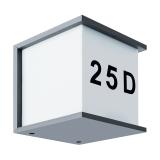 Oprawa hermetyczna MAXIM E27 GREY 28W IP54