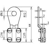 Końcówka kablowa uziemiająca 6-16 mm2, Cu /gal Sn