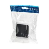 Przycisk dzwonek AQUATIC MINI IP54 10A 230V AC biało-czarny OR-OE-7304/WB ORNO